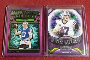 (2) Josh Allen Insert Cards