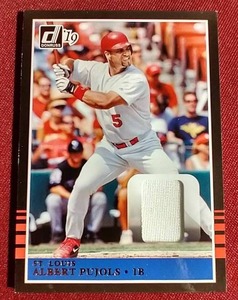 Albert Pujols Game-Used Jersey Card