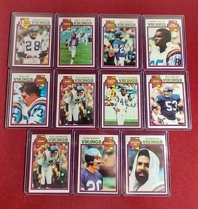 (11) 1979 Topps Minnesota Vikings Cards
