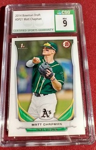 2014 1st Bowman Matt Chapman Prospects Card - CSG 9