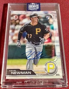 Topps Archives Signature Series Kevin Newman Rookie Auto Card - #d68