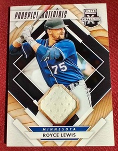 2020 Royce Lewis Jersey Prospect Card