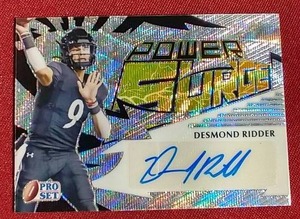 2022 Pro Set Desmond Ridder Rookie Autograph Card - #d40