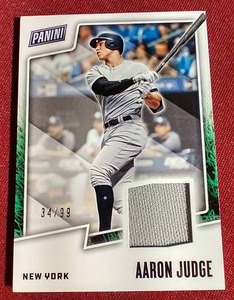 2019 Aaron Judge Jersey Card - #d99