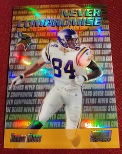 1999 Topps Stadium Club Chrome Randy Moss Refractor Insert Card
