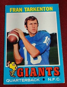 1971 Fran Tarkenton Card