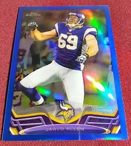2013 Topps Chrome Jared Allen Blue Refractor - #d199
