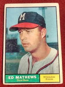 1961 Topps Ed Mathews Card