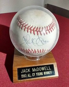 Jack McDowell Signed OML Baseball