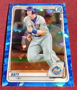 2020 Bowman Draft Sapphire Brett Baty Prospect Card