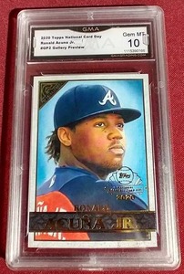 2020 Topps National Card Day Ronald Acuna Jr. - GMA 10