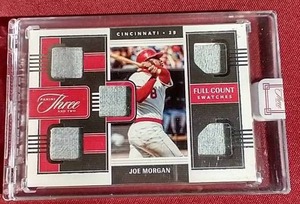 2022 Three & Two 5 Swatch Joe Morgan Card - #d49