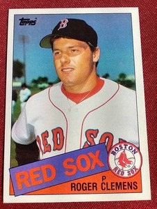 1985 Topps Roger Clemens Rookie Card