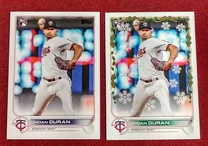 (2) 2022 Topps Jhoan Duran Rookie Cards