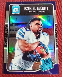 2016 Optic Ezekiel Elliott Purple Rated Rookie Card