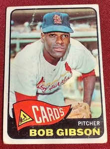 1965 Topps Bob Gibson Card