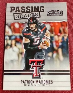2017 Contenders Patrick Mahomes Rookie Card