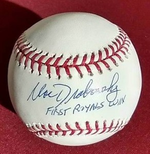 Moe Drabowsky Signed OML Baseball