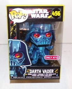lot 108 image: Brand New Funko POP STAR WARS Darth Vader #456 Exclusive Vinyl Figure Marvel Comics Back