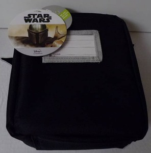 lot 118 image: Star Wars Collectable Baby Yoda Lunch Box 9 x 8 x 4 ((New with Tags))