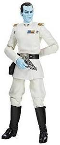 lot 130 image: Brand New STAR WARS The Black Series Archive Grand Admiral Thrawn Toy 6-Inch-Scale Rebels Collectible Figure (Crease on Left Corner)