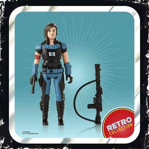 lot 133 image: STAR WARS Retro Collection Cara Dune Toy 3.75-Inch-Scale The Mandalorian Action Figure with Accessories