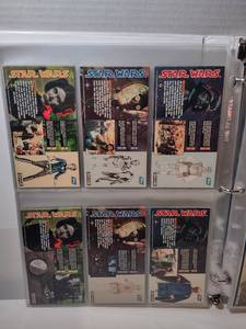 lot 150 image: 1995 Topps Star Wars Wide Vision Complete Base Set #1-120