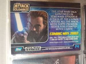 2002 Star Wars Attack of the Clones Topps Panoramic Fold Out Card Set of 5