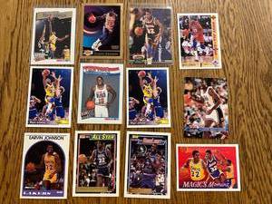 lot 5 image: Magic Johnson Cards