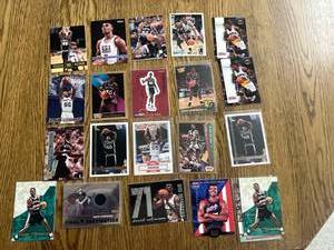 lot 10 image: David Robinson Cards including Jersey Patch Card