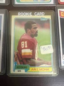 lot 13 image: Football Cards - Art Monk RC