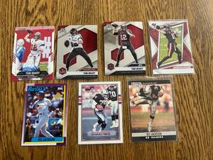 lot 16 image: Tom Brady & Bo Jackson Cards