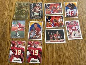 lot 34 image: Joe Montana Cards