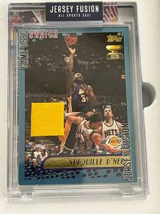 lot 62 image: Jersey Fusion Shaquille ONeal Card