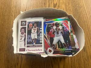lot 64 image: Football & Basketball Cards