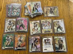 lot 94 image: New Orleans Saints Autograph Cards, Insert Cards & Stars