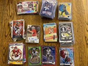 lot 101 image: Football Cards with Inserts