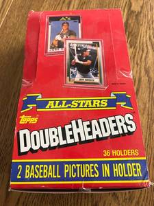 lot 112 image: Topps All-Stars Double Headers Factory Sealed Box