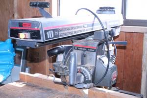 lot 66 image: Craftsman Radial Arm Saw & Blades