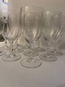 lot 100 image: Glass Goblets