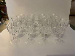 lot 102 image: Crystal Apritif Glasses