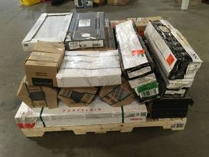 lot 5 image: Pallet of Mixed Flooring Various Models and Conditions  Customer Returns See Pictures