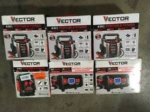 lot 18 image: Lot of Assorted Vector Portable Power Stations   Customer Returns See Pictures
