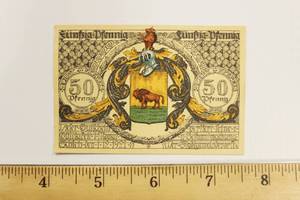 Germany 1921 Paper Uncirculated Currency 50 Pfennig
