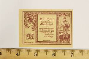 1920 German Uncirculated Banknote 10 Hiller