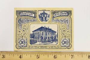 1920 German Uncirculated Banknote 30 Heller