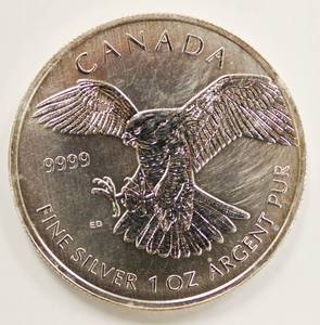 5 Dollar Canada ED .999 Fine Silver 1 OZ Argent Pur 2014 Queen Elizabeth II
