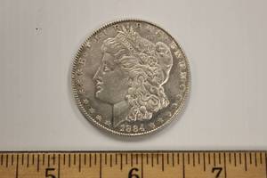1884 Morgan Dollar Coin