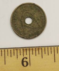1920 Belgium 5 CEN Circulated Coin
