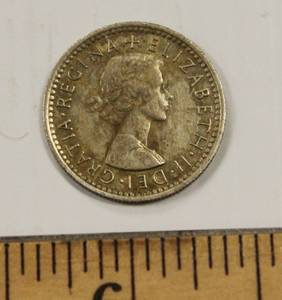 1956 England Six Pens Queen Elizabeth II